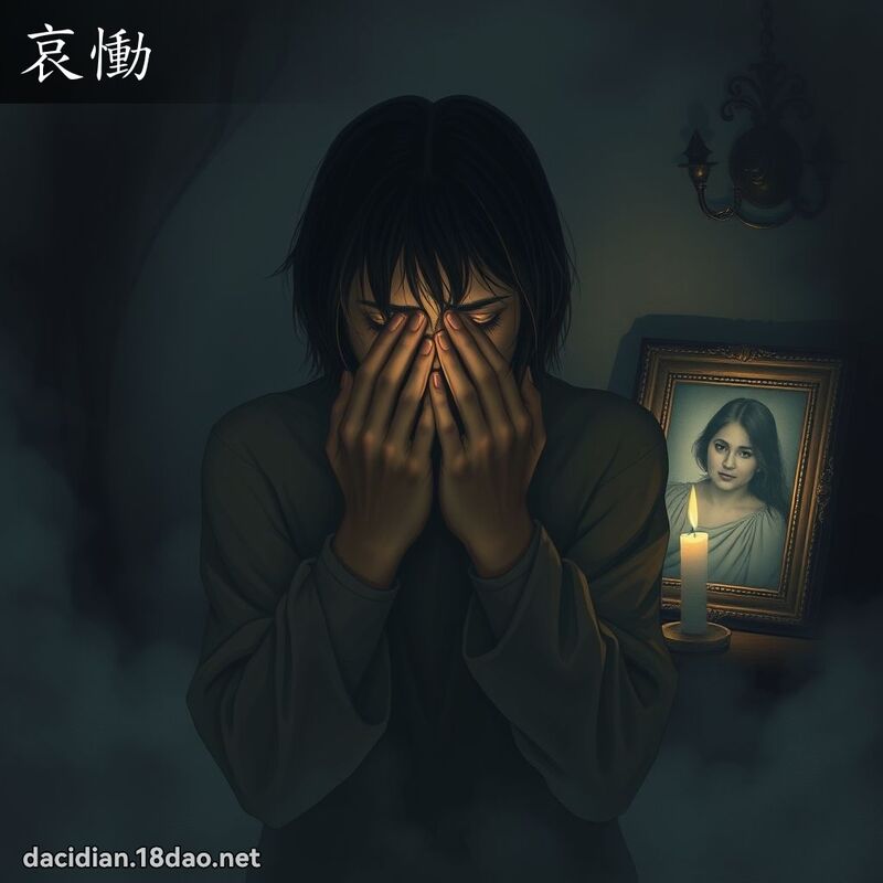 哀慟 - 国语大辞典配图