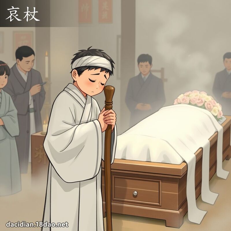 哀杖 - 國語大辭典配圖