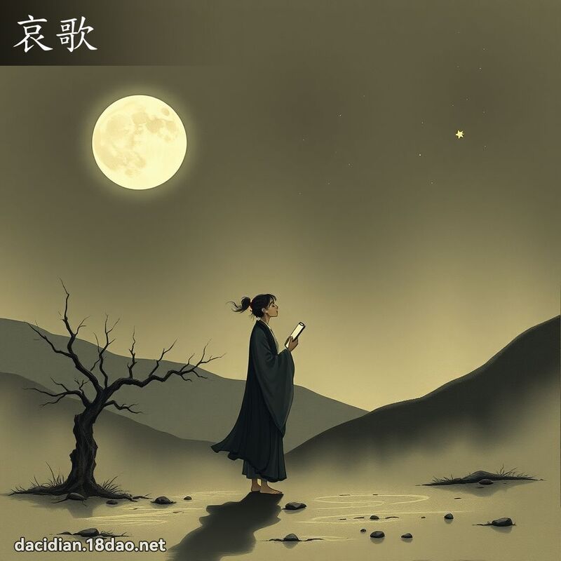 哀歌 - 国语大辞典配图