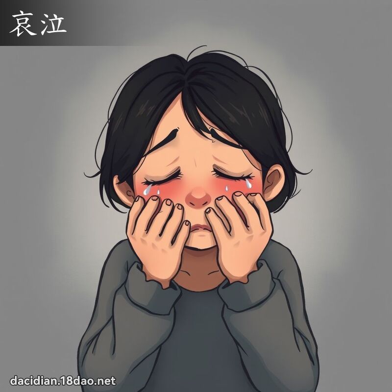 哀泣 - 国语大辞典配图