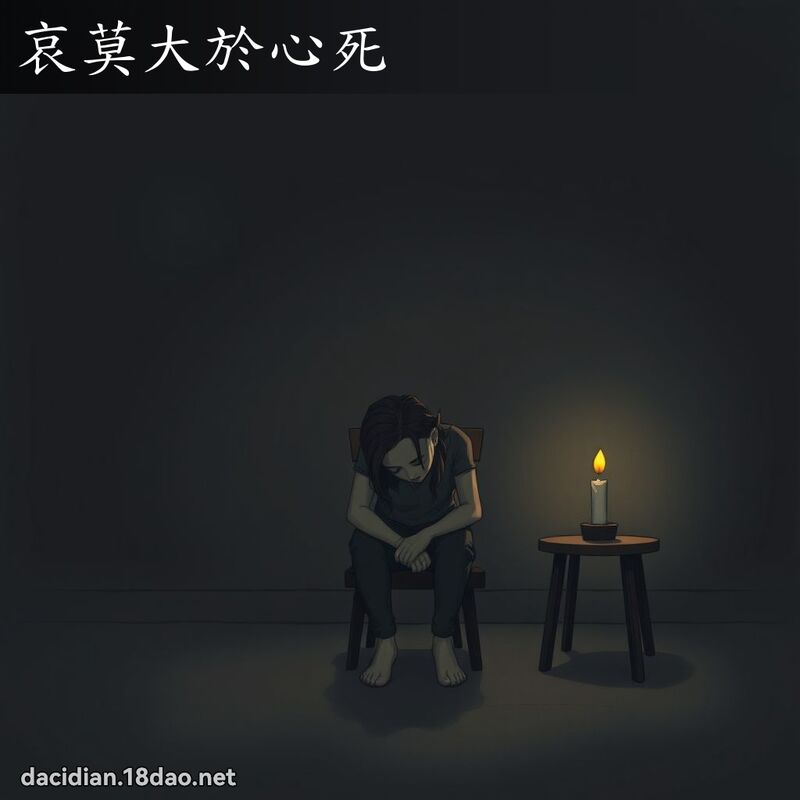 哀莫大於心死 - 國語大辭典配圖