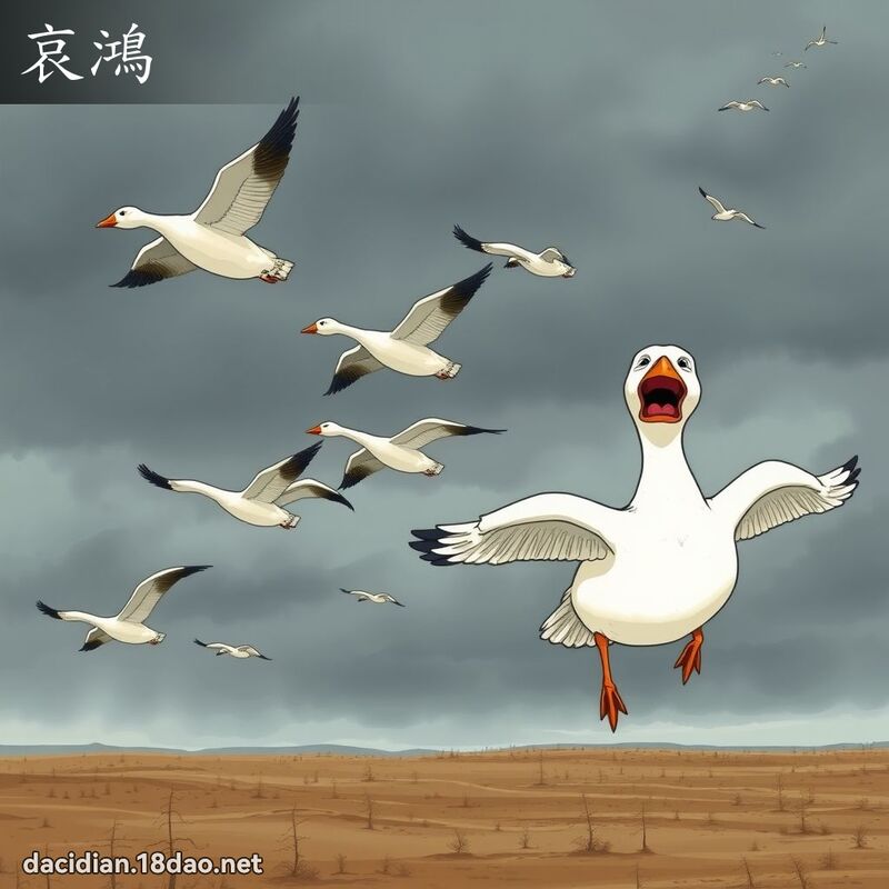 哀鴻 - 國語大辭典配圖