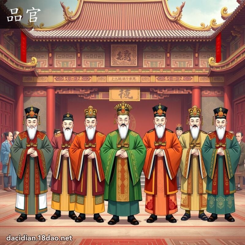 品官 - 國語大辭典配圖
