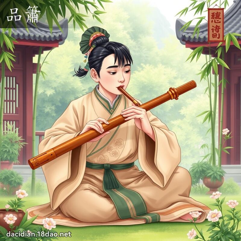 品簫 - 國語大辭典配圖