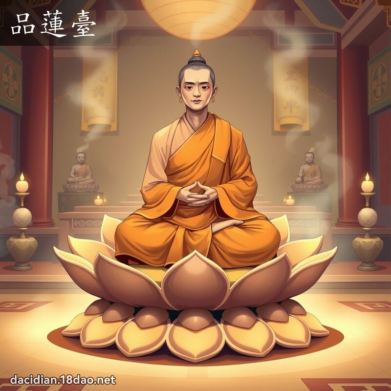 品莲台 - 国语大辞典配图
