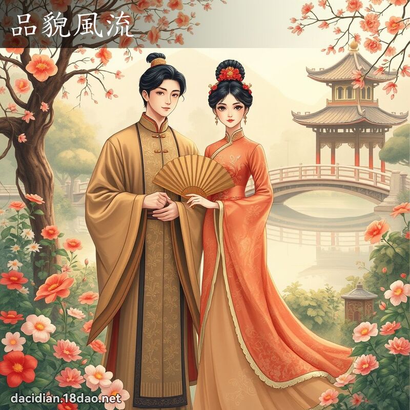 品貌风流 - 国语大辞典配图