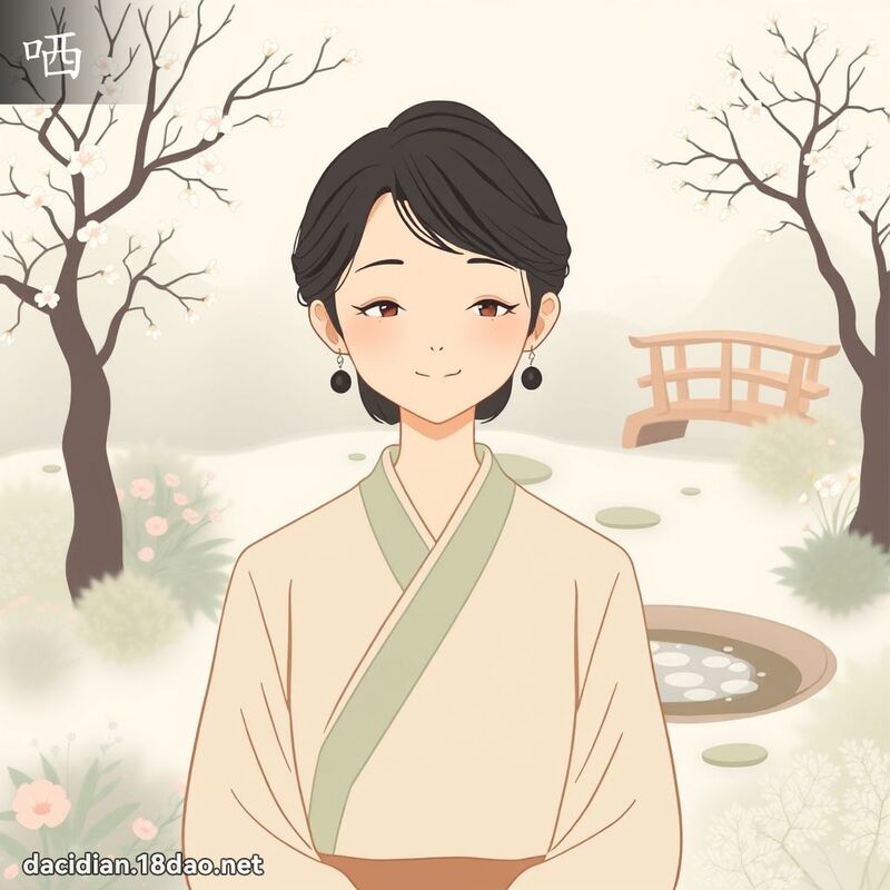 哂 - 國語大辭典配圖
