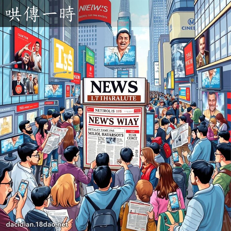 哄传一时 - 国语大辞典配图