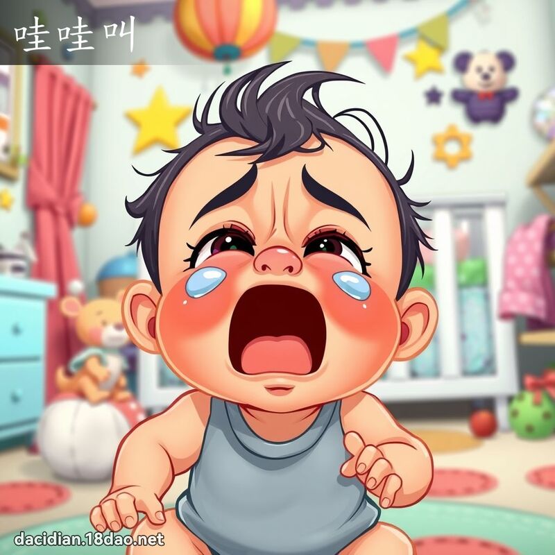 哇哇叫 - 国语大辞典配图