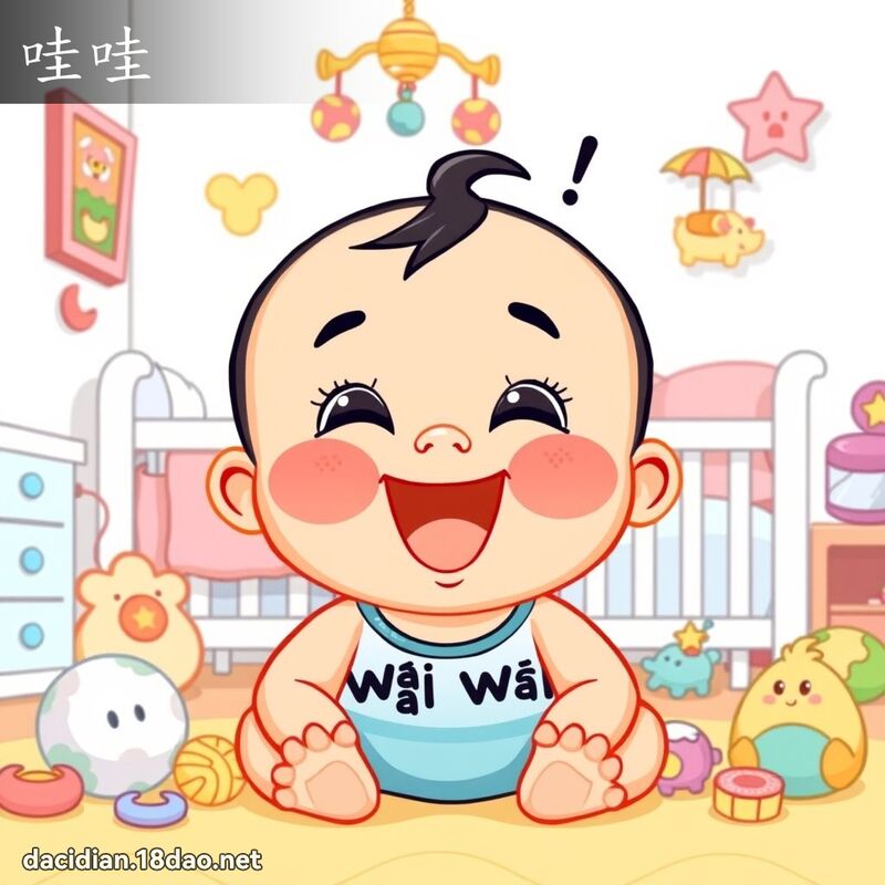 哇哇 - 国语大辞典配图