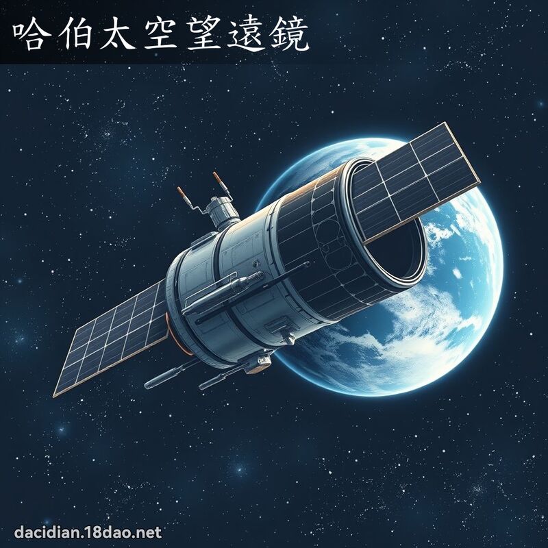 哈伯太空望遠鏡 - 國語大辭典配圖
