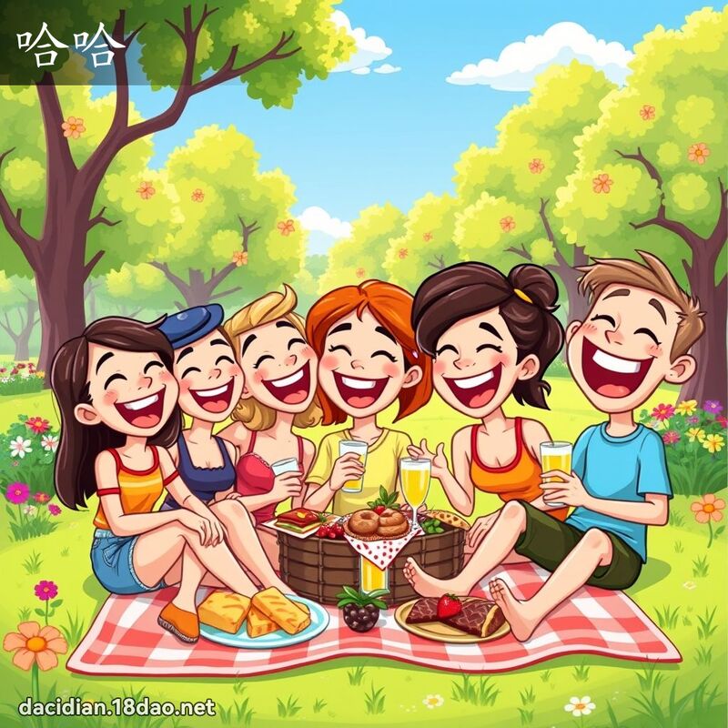 哈哈 - 国语大辞典配图