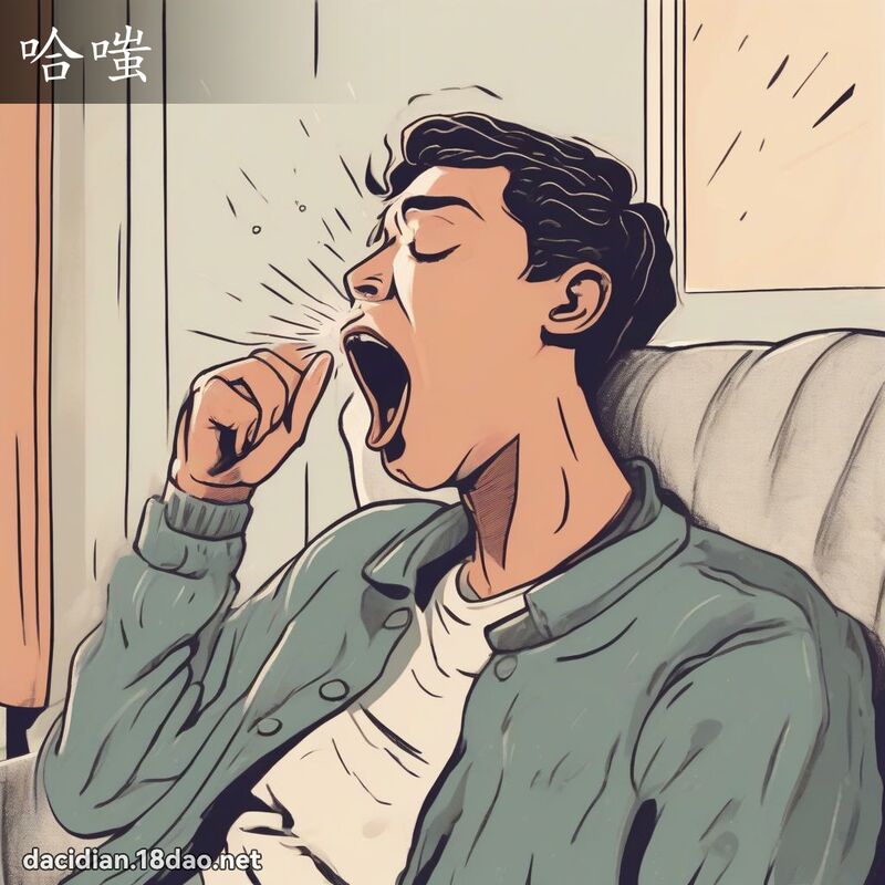 哈嗤 - 國語大辭典配圖