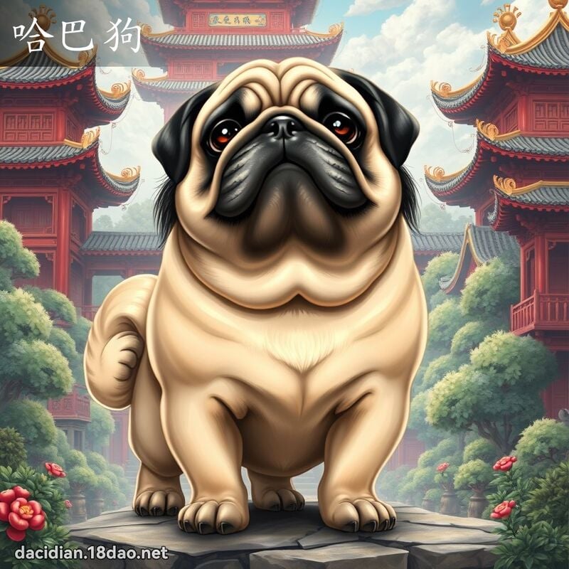哈巴狗 - 国语大辞典配图