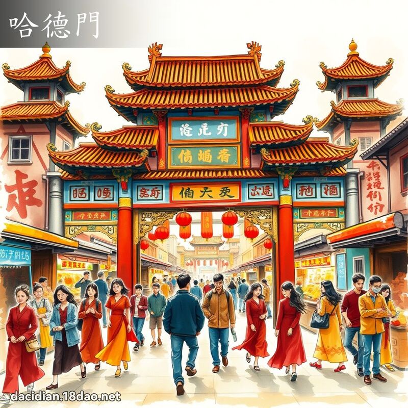 哈德门 - 国语大辞典配图