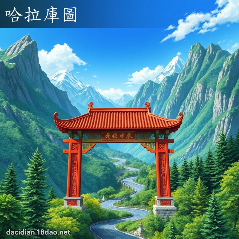 哈拉庫圖 - 國語大辭典配圖