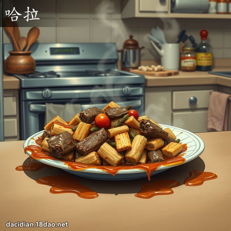 哈拉 - 國語大辭典配圖