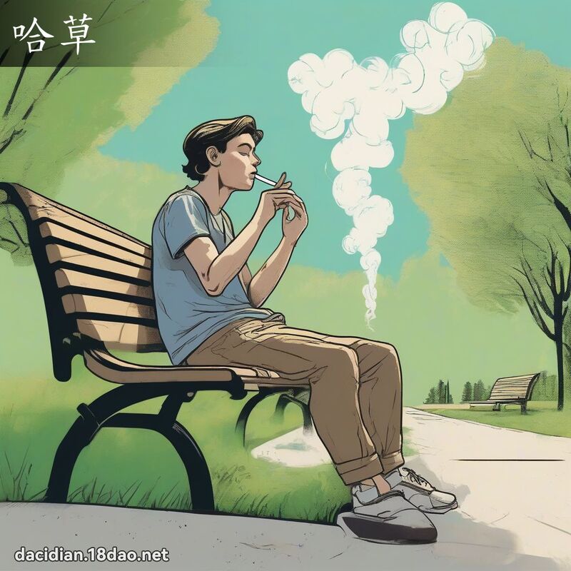 哈草 - 国语大辞典配图