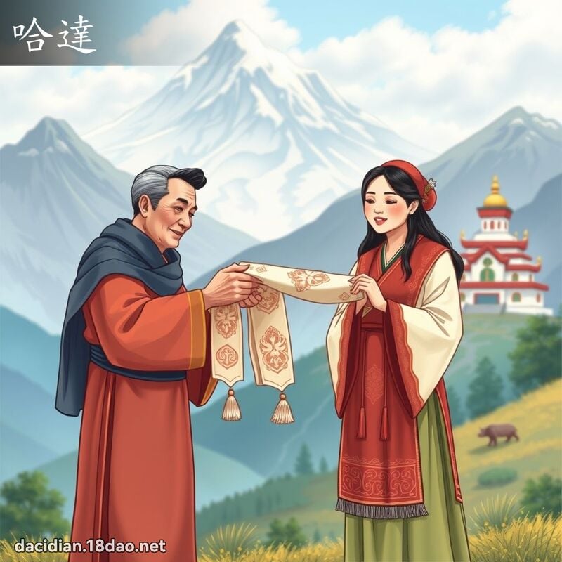 哈達 - 國語大辭典配圖