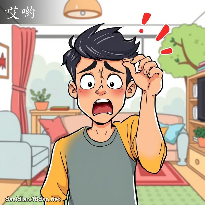 哎哟 - 国语大辞典配图