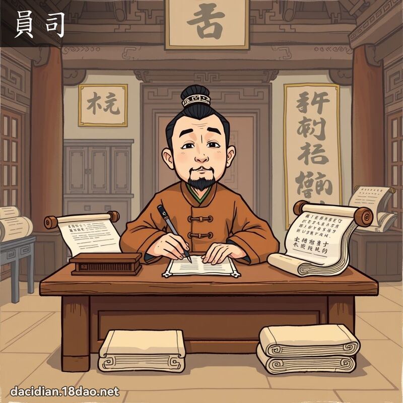 員司 - 國語大辭典配圖