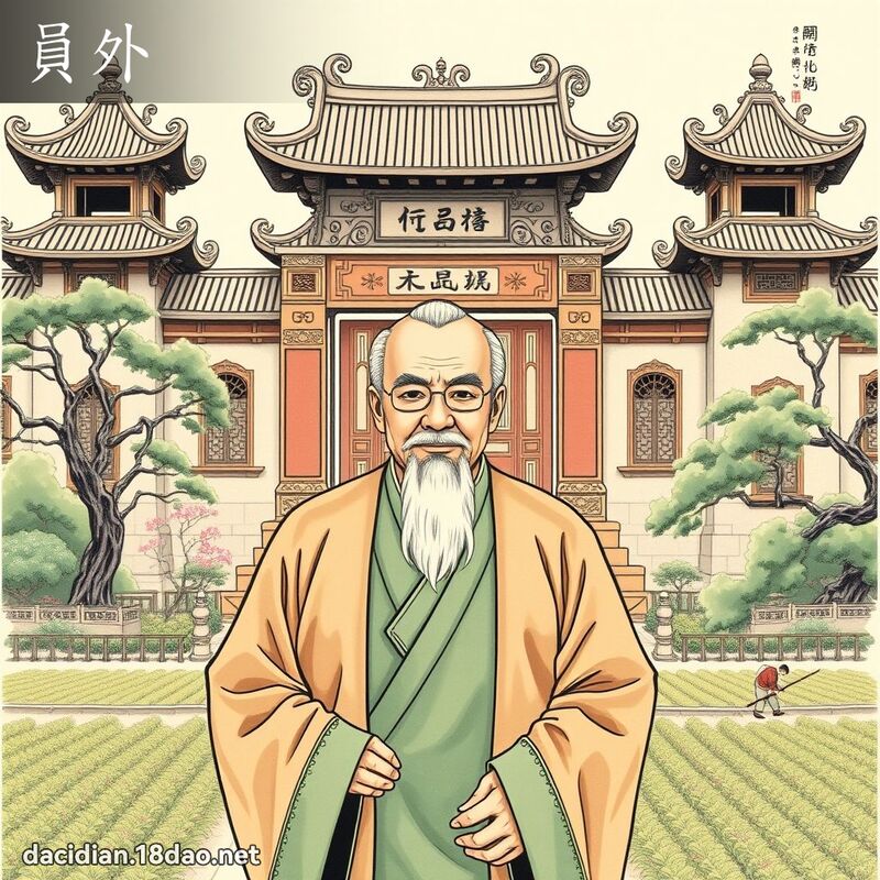 員外 - 國語大辭典配圖