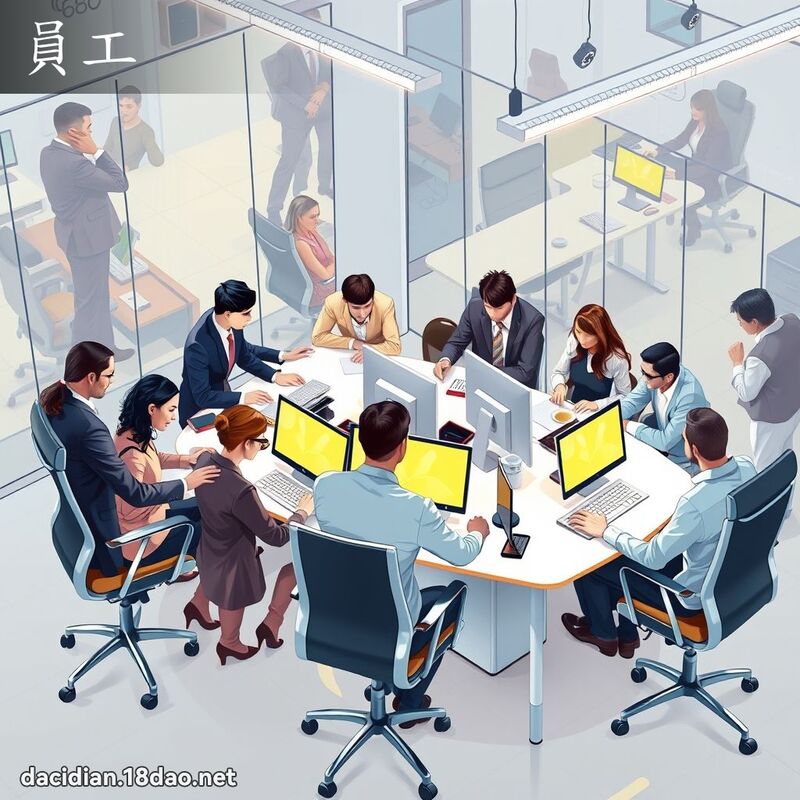 員工 - 國語大辭典配圖