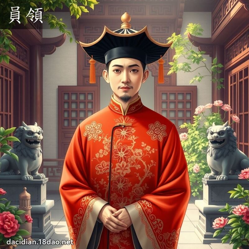 员领 - 国语大辞典配图