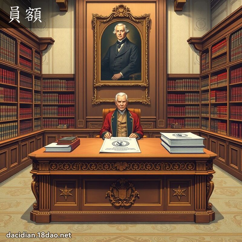 员额 - 国语大辞典配图