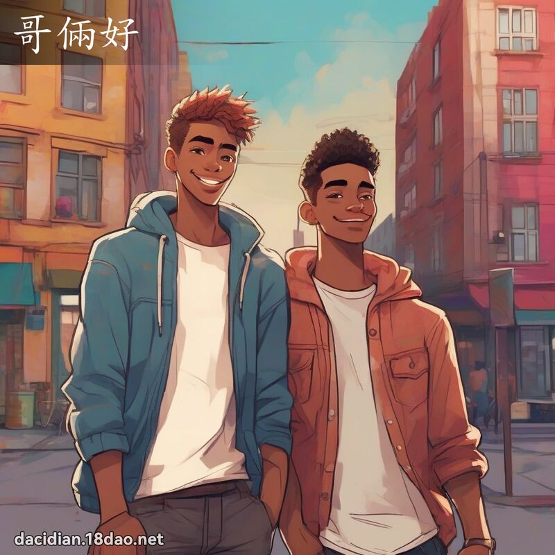 哥倆好 - 國語大辭典配圖