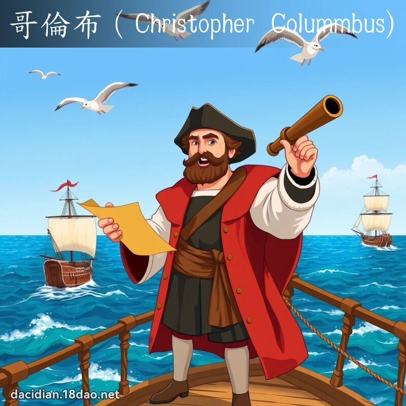 哥伦布（Christopher Colummbus) - 国语大辞典配图