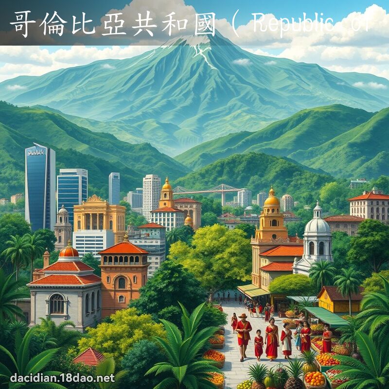 哥倫比亞共和國（Republic of Colombia） - 國語大辭典配圖