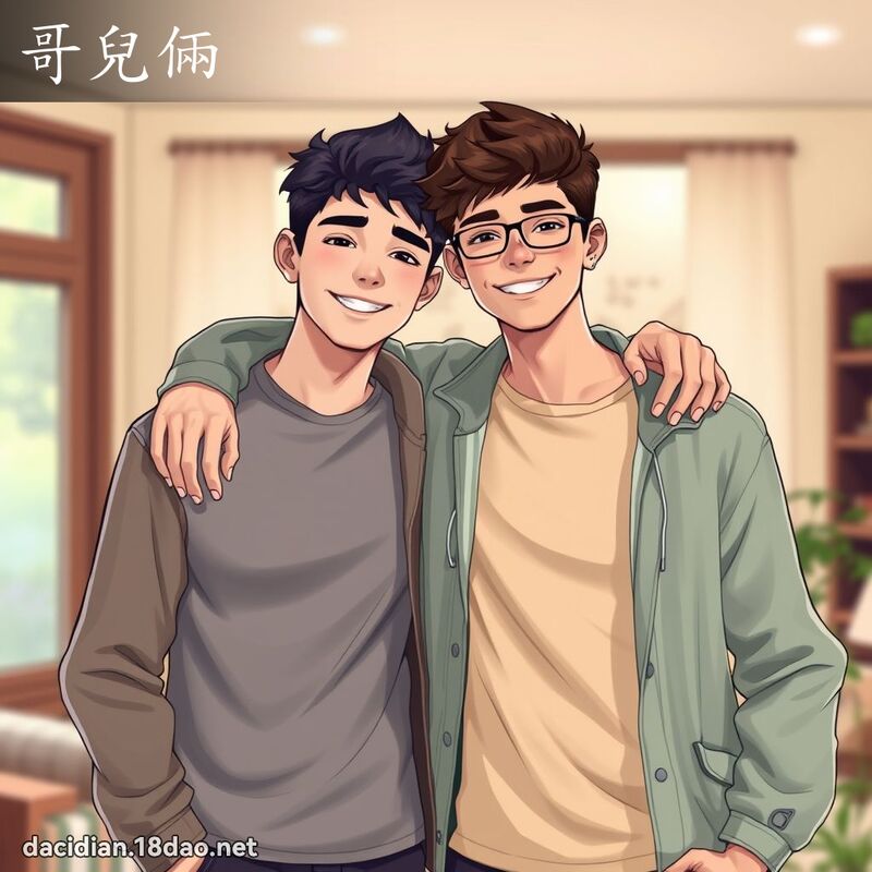 哥儿俩 - 国语大辞典配图