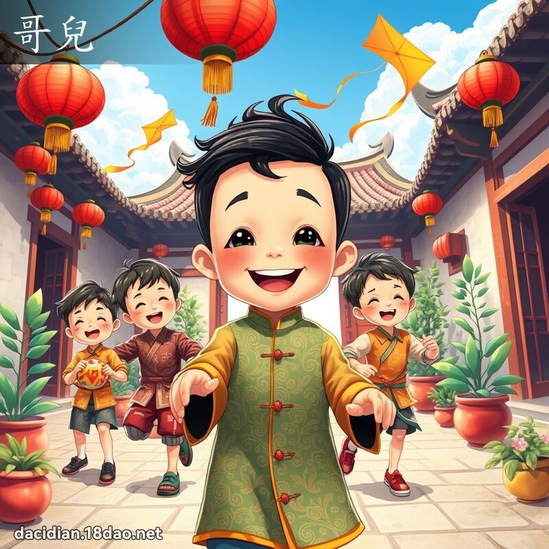 哥兒 - 國語大辭典配圖