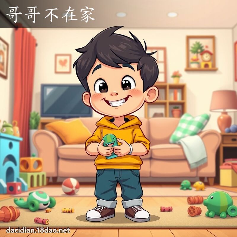 哥哥不在家 - 國語大辭典配圖