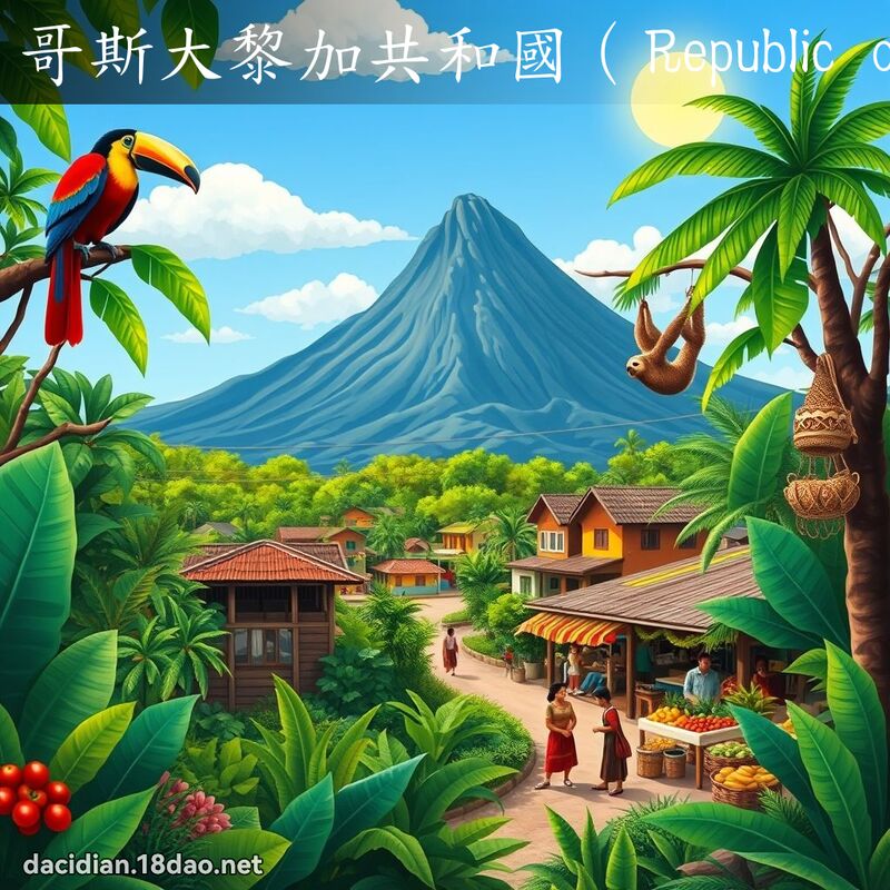 哥斯大黎加共和国（Republic of Costa Rica） - 国语大辞典配图
