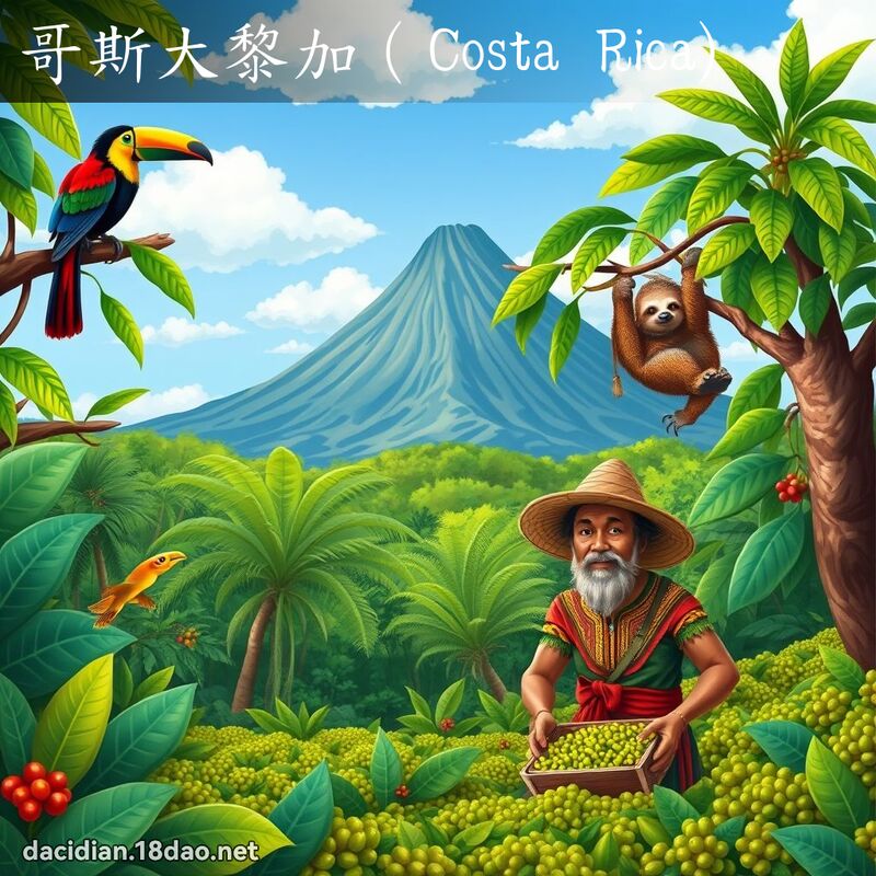 哥斯大黎加（Costa Rica) - 国语大辞典配图