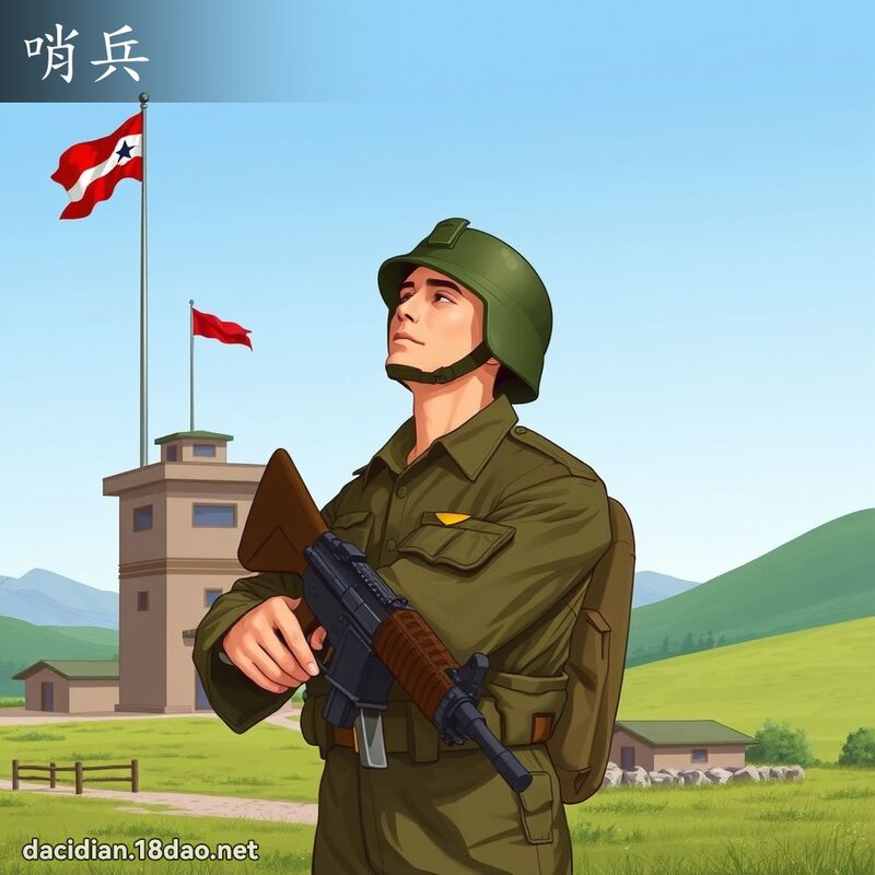 哨兵 - 國語大辭典配圖