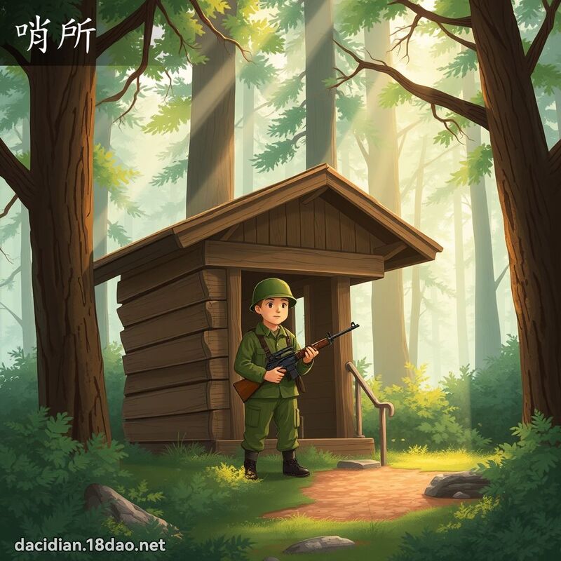 哨所 - 國語大辭典配圖