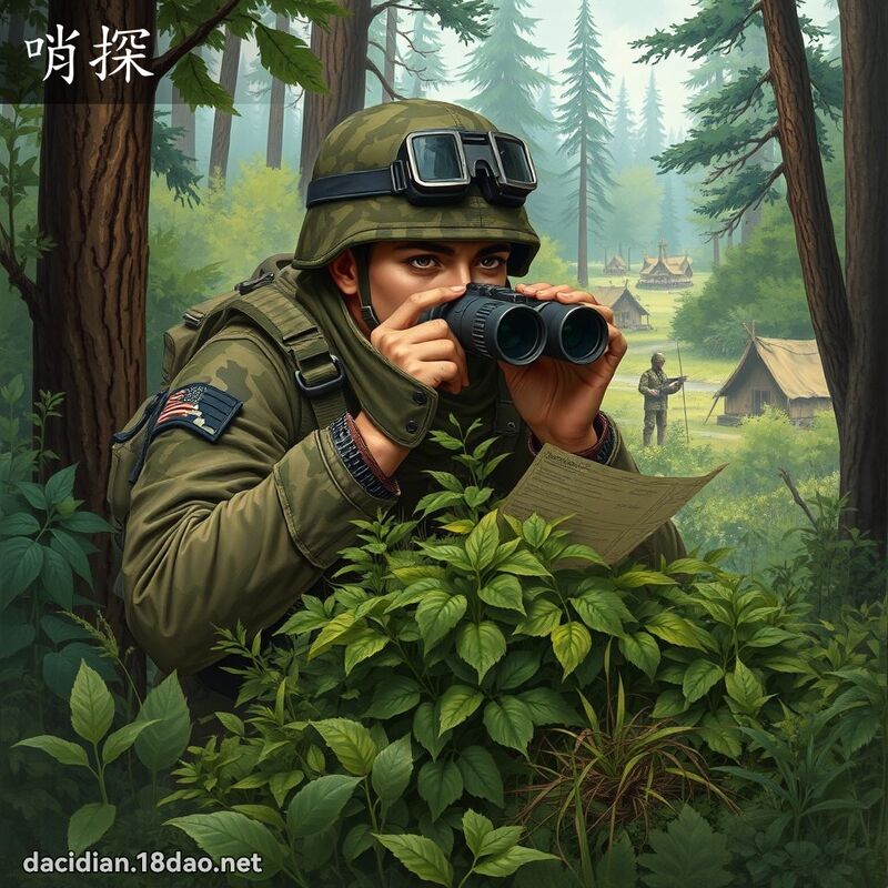 哨探 - 國語大辭典配圖