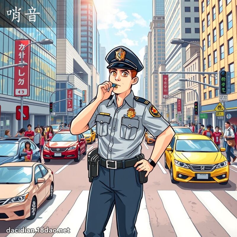 哨音 - 國語大辭典配圖