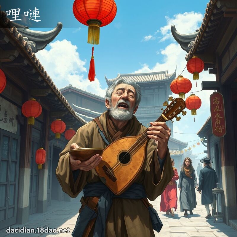 哩嗹 - 国语大辞典配图