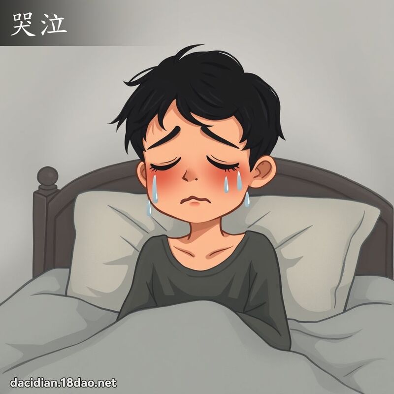 哭泣 - 国语大辞典配图