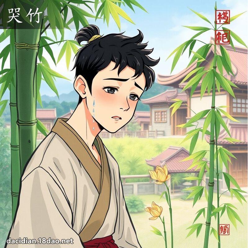 哭竹 - 國語大辭典配圖