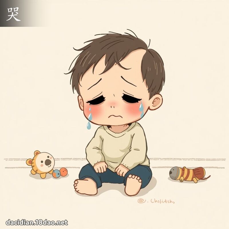 哭 - 國語大辭典配圖