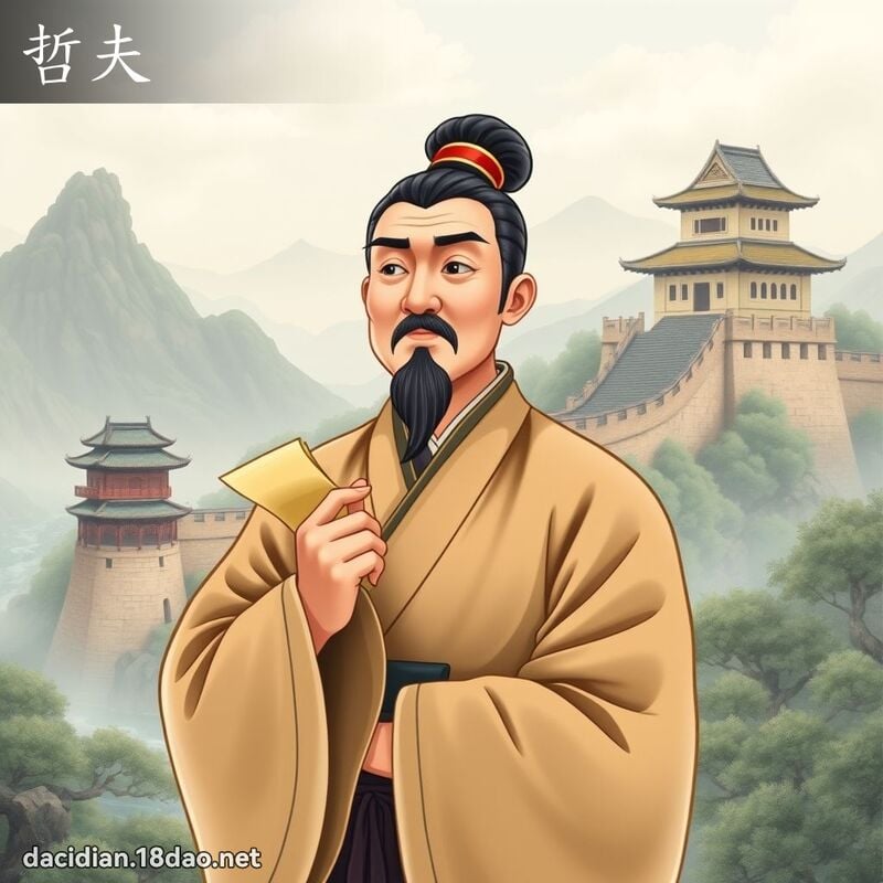 哲夫 - 國語大辭典配圖