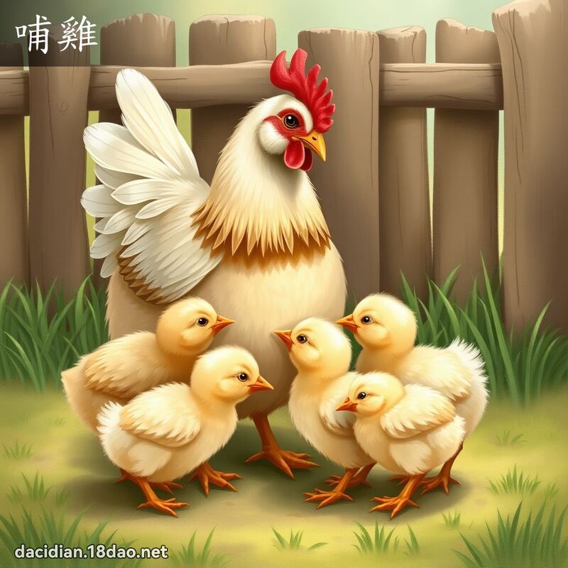 哺鸡 - 国语大辞典配图
