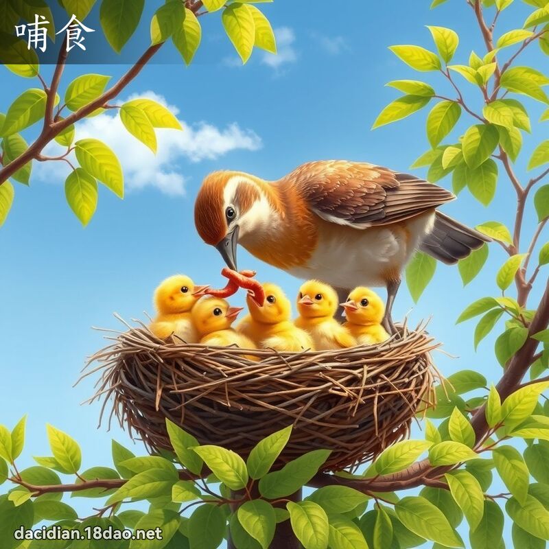 哺食 - 國語大辭典配圖