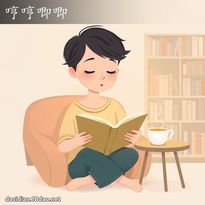 哼哼唧唧 - 國語大辭典配圖