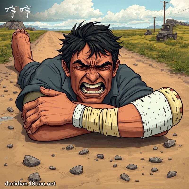 哼哼 - 国语大辞典配图